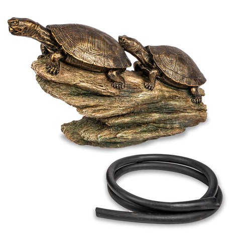 Aquascape Double Turtle on a Log Spitter