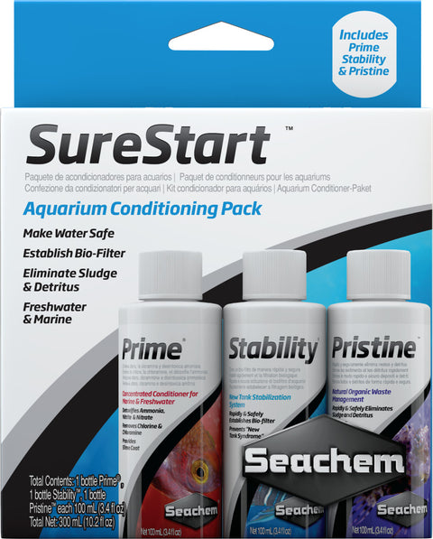 Seachem SureStart Aquarium Conditioning Pack