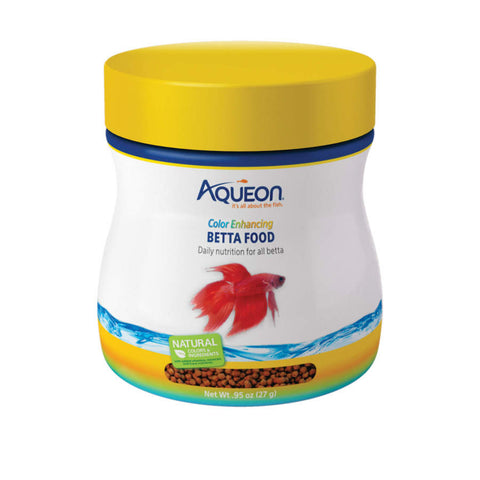 Aqueon Betta Food - Color Enhancing