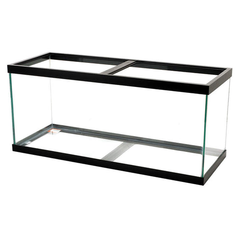 Aqueon Standard Glass Rectangle Aquarium Clear Silicone, Black
