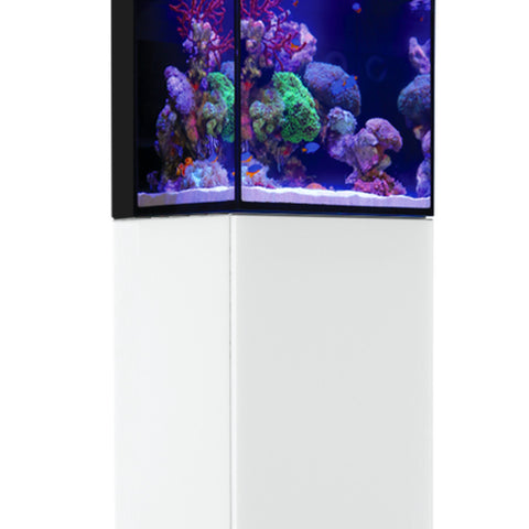 Red Sea Desktop Cube Tank w/Cabinet White, 1ea/18 gal
