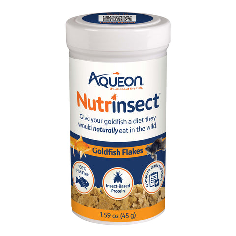 Aqueon Nutrinsect Goldfish Flakes - 1.59oz