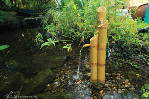 Aquascape Pouring 3-Tier Bamboo Fountain