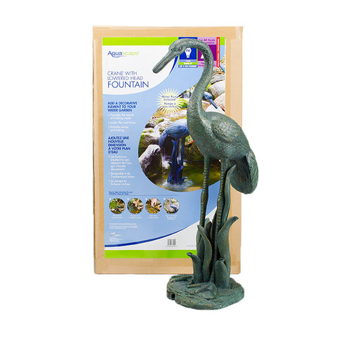 Aquascape Crane with Lowered Head Spitter