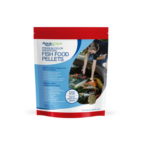 Aquascape Premium Color Enhancing Fish Food Pellets