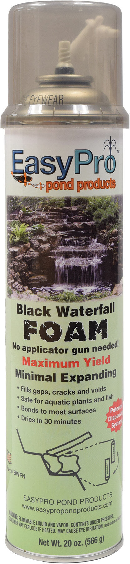 EasyPro Black Straw Waterfall Foam 20 oz.