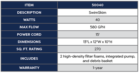 Oase SwimSkim Surface Skimmer