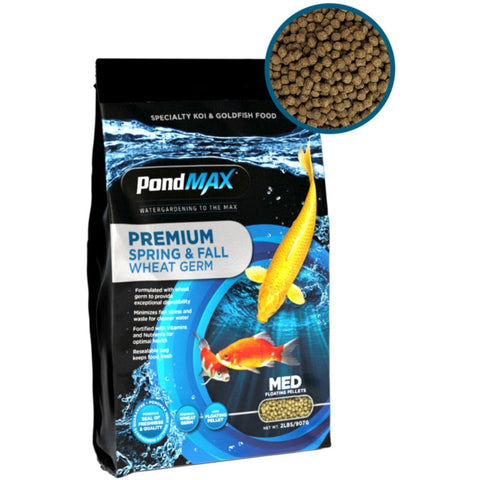 PondMAX Premium Spring & Fall Wheat Germ Diet